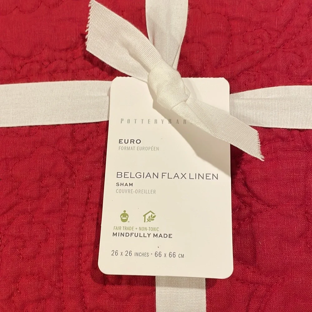COPY - Pottery Barn Belgian Flax Linen Sham, NWOT